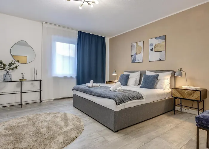 Zentrale Design Wohnung In Ufernaehe - 105 Qm - Parkplatz - Kueche - Netflix