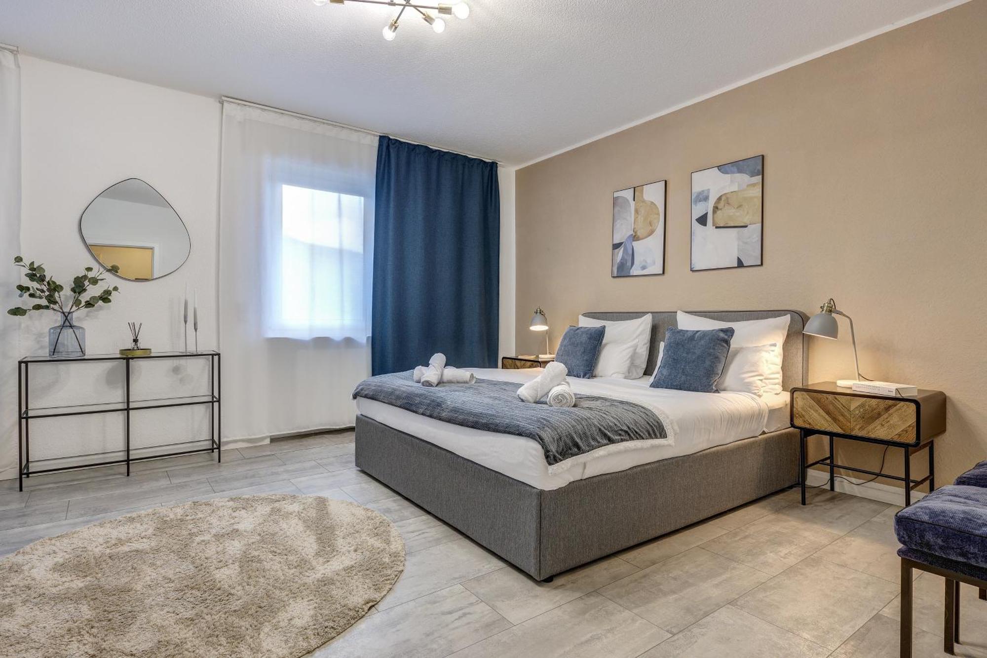 Appartement Zentrale Design In Ufernaehe - 105 Qm - Parkplatz - Kueche - Netflix *