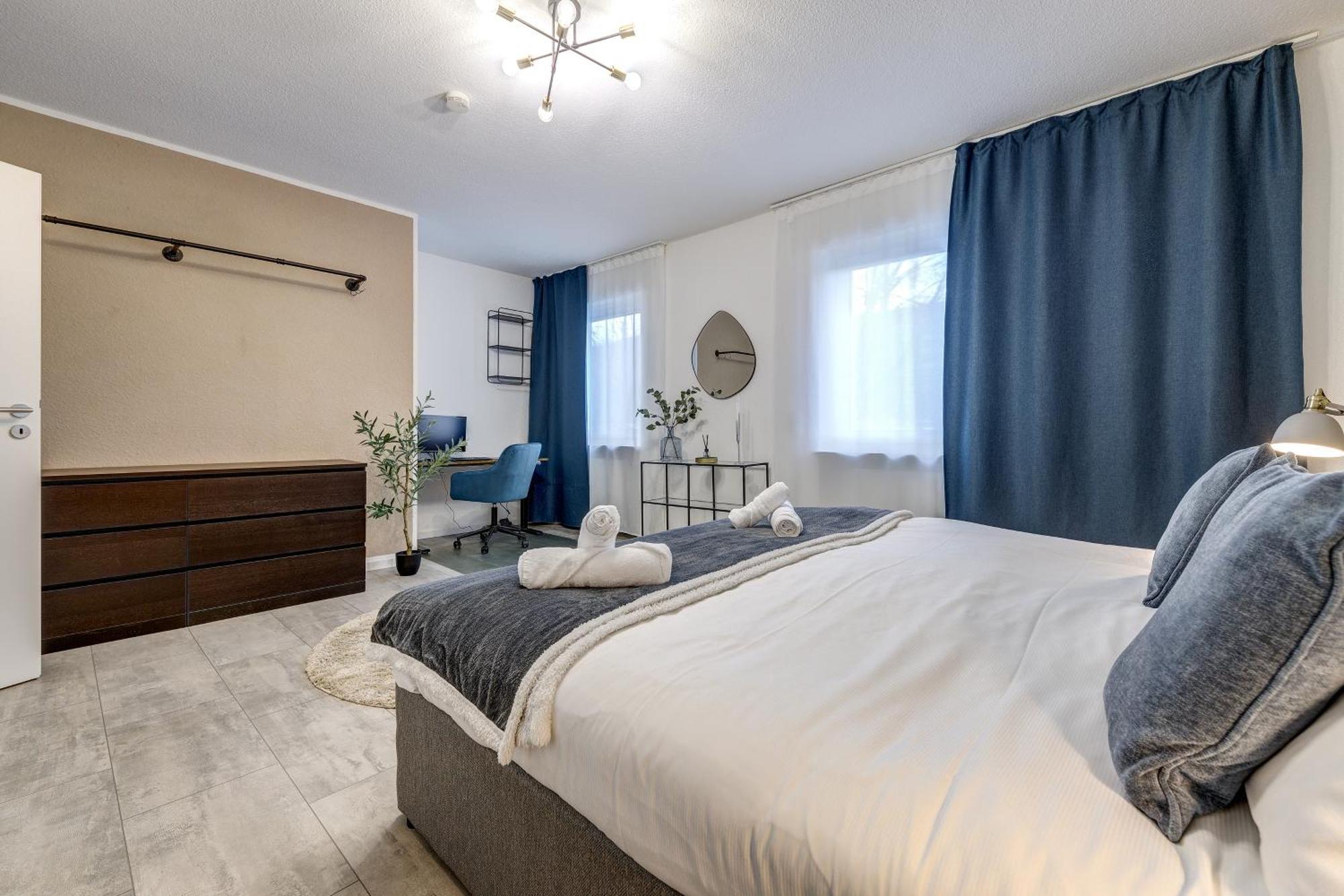 Zentrale Design In Ufernaehe - 105 Qm - Parkplatz - Kueche - Netflix Apartment